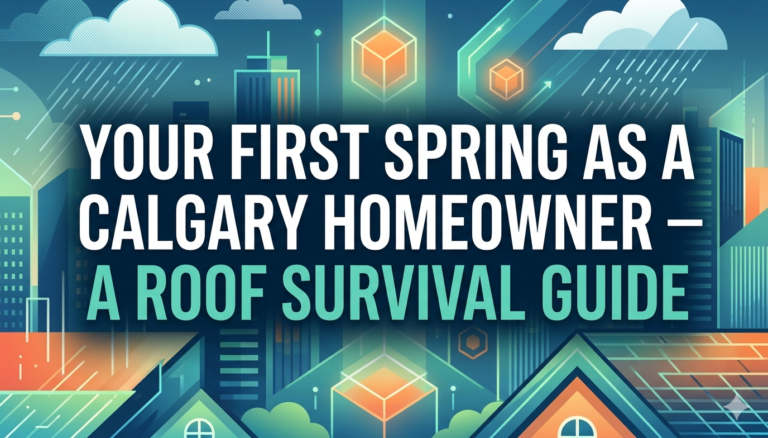 Your First Spring as a Calgary Homeowner — A Roof Survival Guide